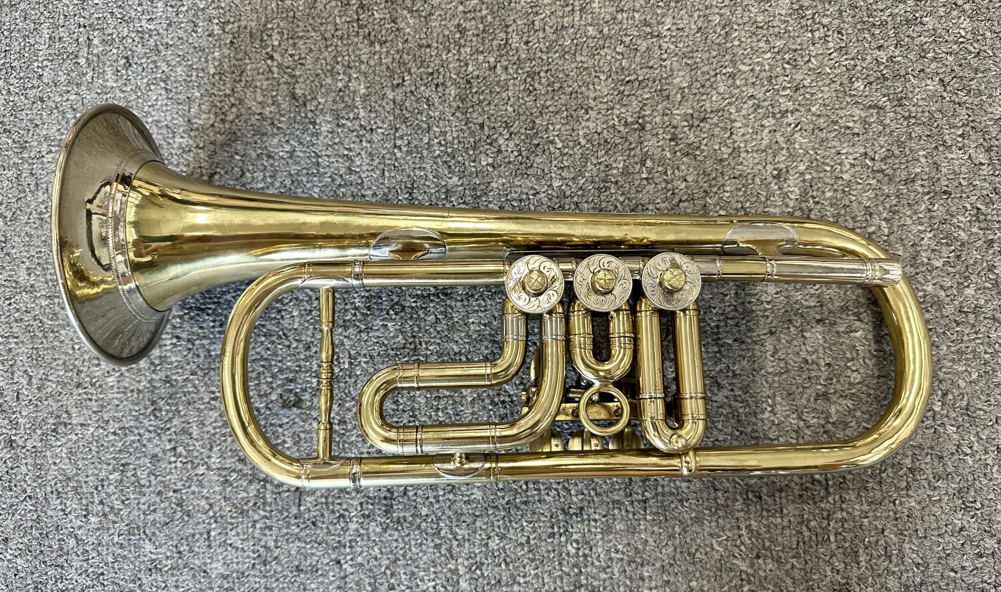 Krywalski Viennese Rotary C Trumpet Collector’s Item! Hampson Horns