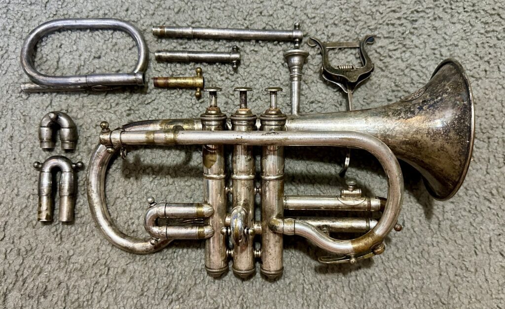 Higham 4-in-1 Eb Cornet c. 1880 - Image 2