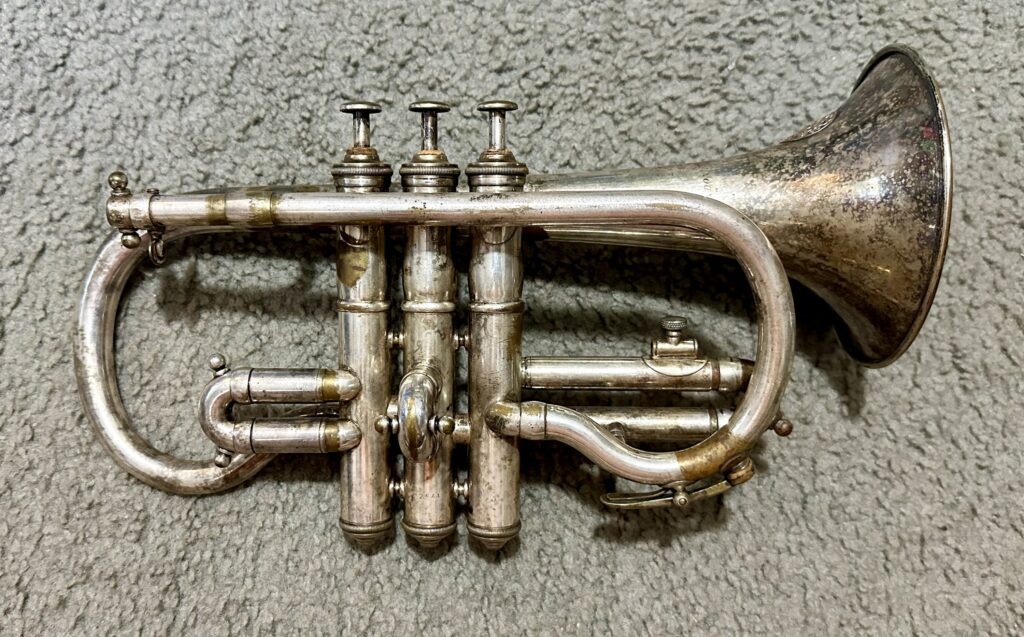 Higham 4-in-1 Eb Cornet c. 1880 - Image 4