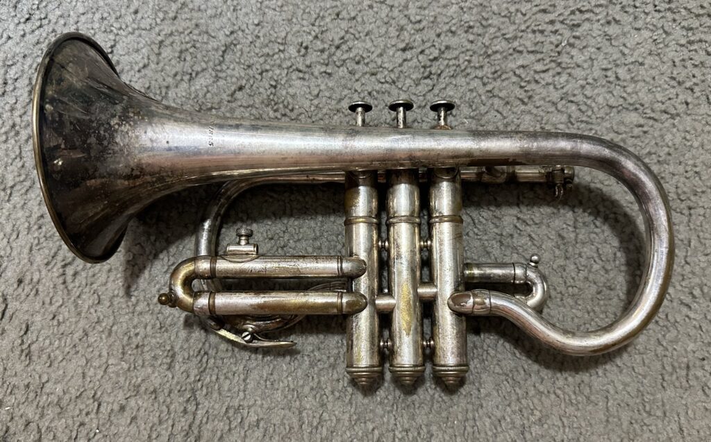 Higham 4-in-1 Eb Cornet c. 1880 - Image 5