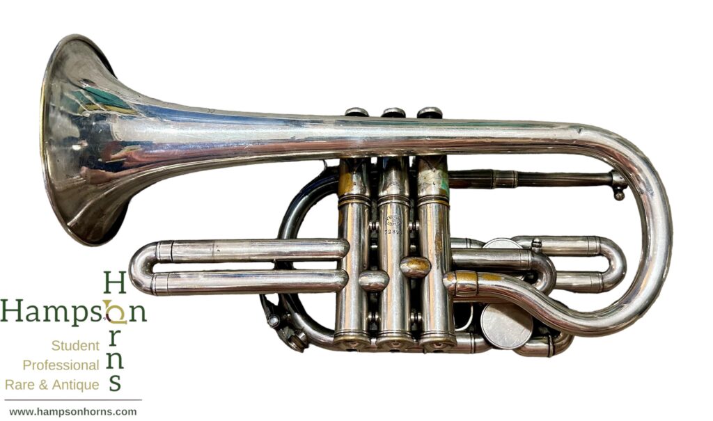 Besson C Cornet with Extra Slides c. 1907 - Image 2