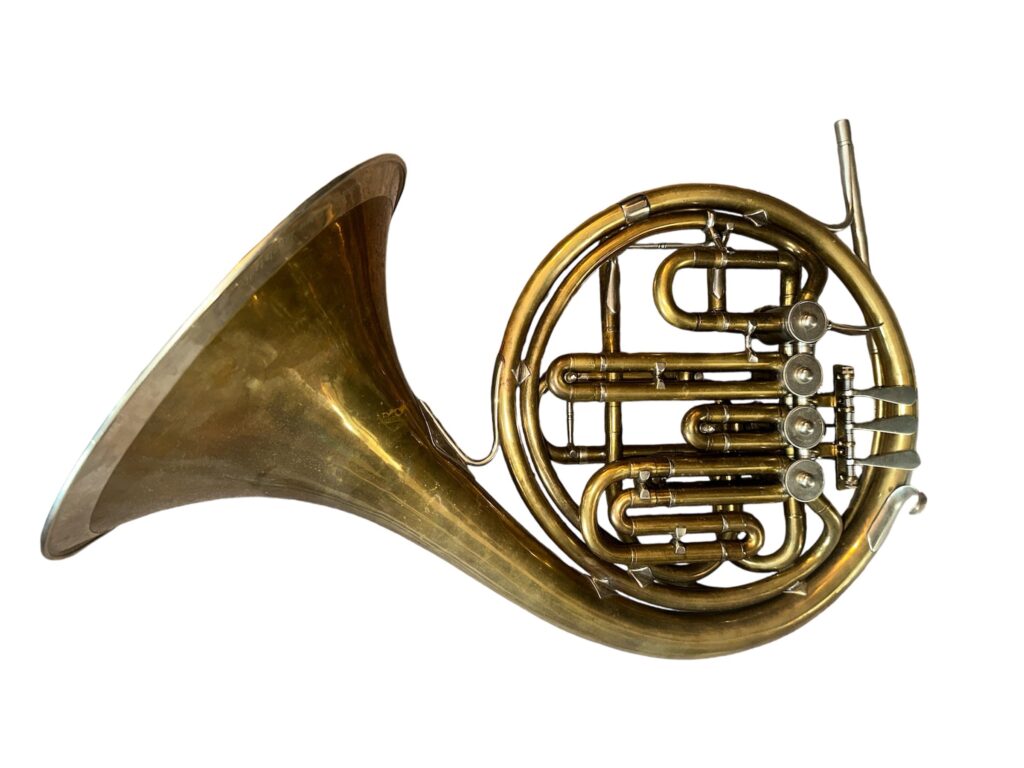 Kruspe Gumpert Model Double Horn made by Otto Schmelz