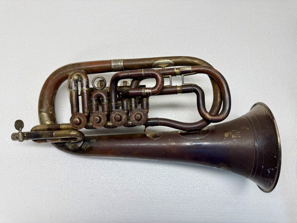 Late 19th Century Viennese 4v C Rotary Flugelhorn - Image 2