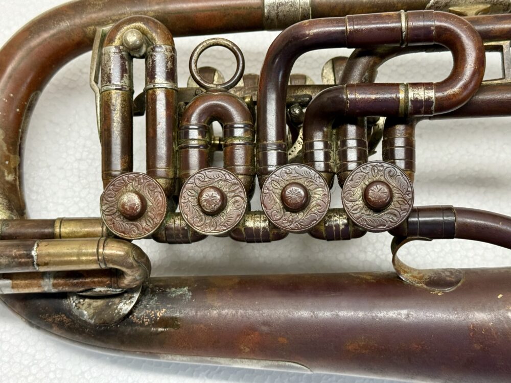 Late 19th Century Viennese 4v C Rotary Flugelhorn - Image 4