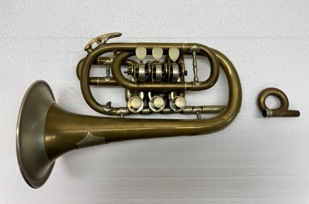 Glasel C Rotary Cornet with Bb Pigtail