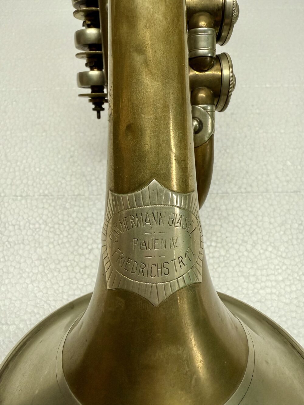 Glasel C Rotary Cornet with Bb Pigtail - Image 4