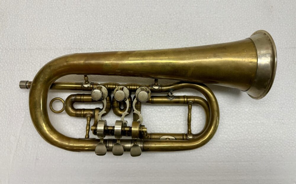 Schuster High Eb Rotary Cornet - Super Rare!
