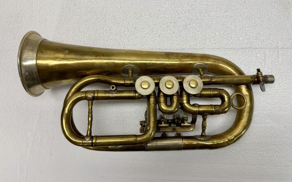 Schuster High Eb Rotary Cornet - Super Rare! - Image 2