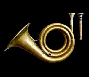 Posthorn in F with Bb Vent (2) - Rare Antique!